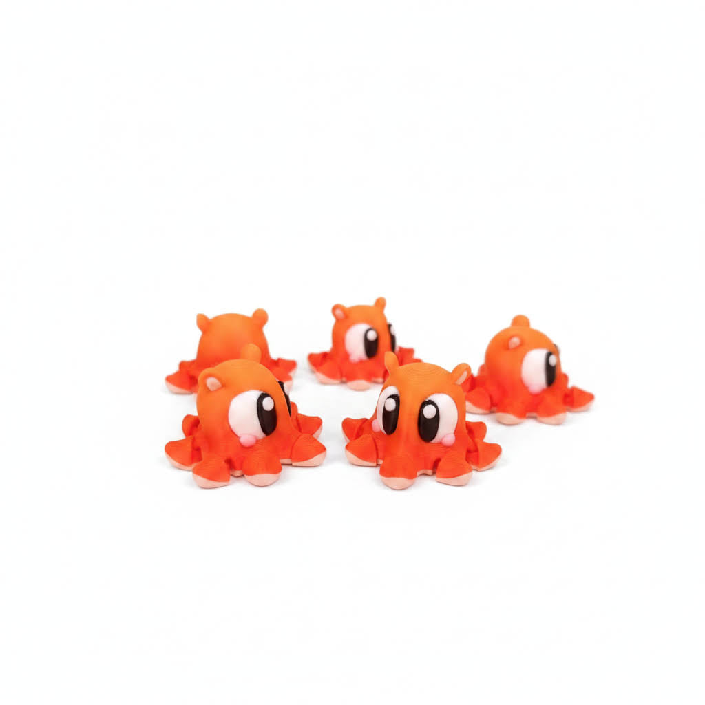 Pulpo Articulado Eco-Friendly | Figura Biodegradable Coleccionable | Ziggys