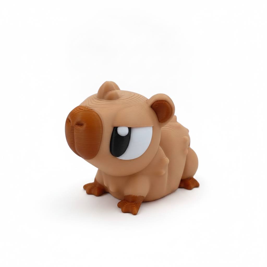 Capybara articulada eco-friendly premium Ziggys — figura coleccionable biodegradable