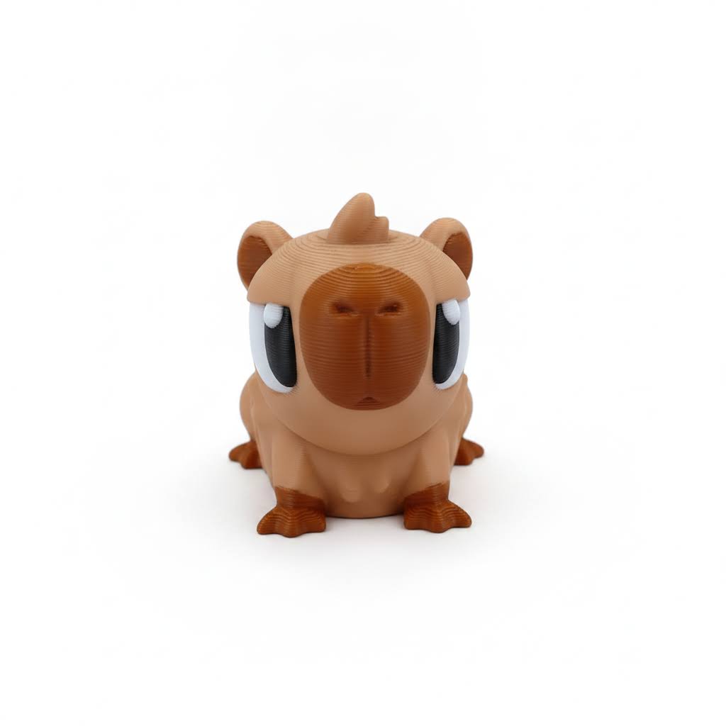 Capybara articulada eco-friendly premium Ziggys — figura coleccionable biodegradable