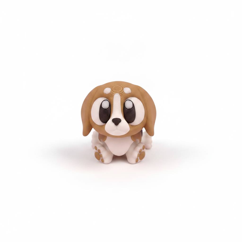 Beagle articulado eco-friendly premium Ziggys — figura coleccionable biodegradable