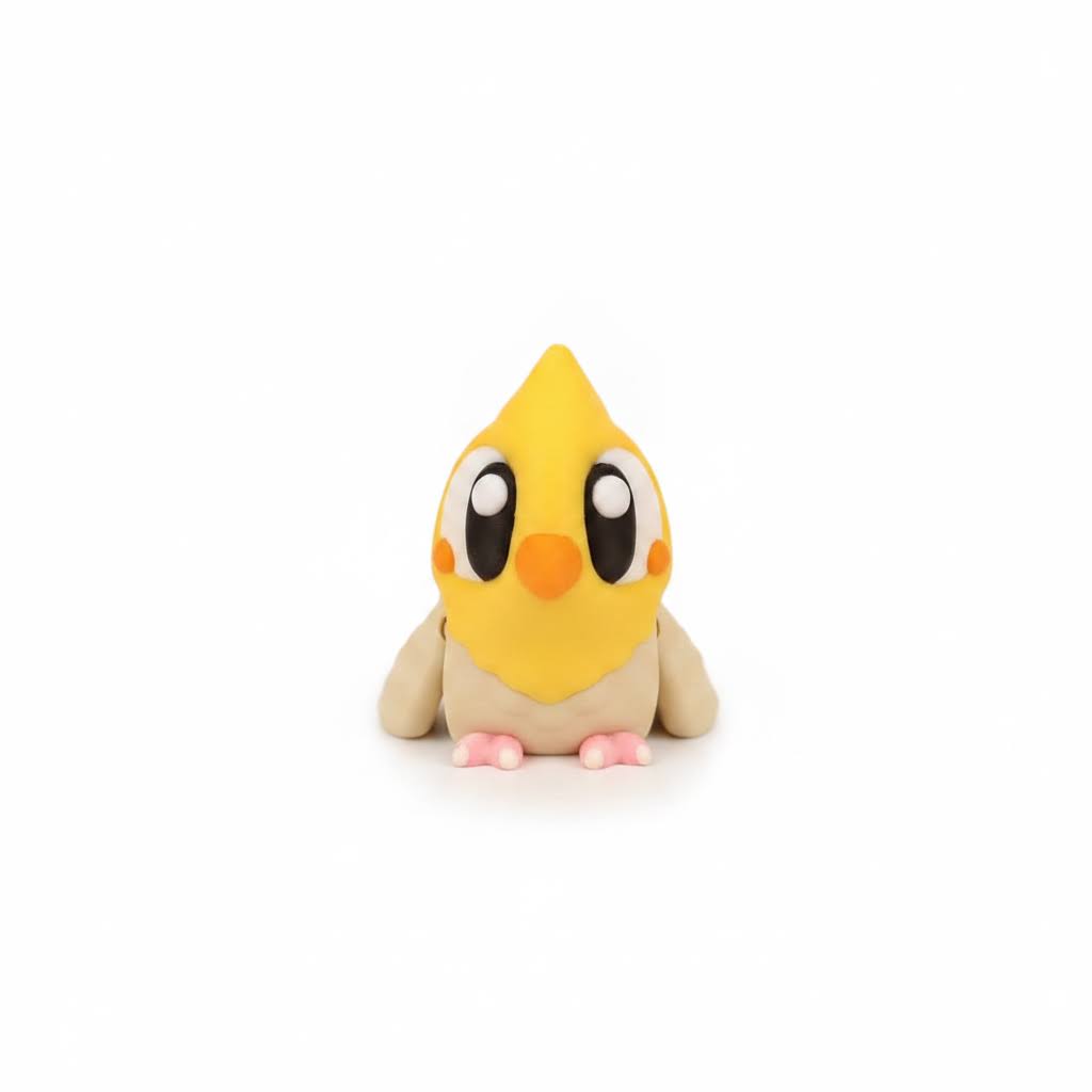 Pajarito articulado eco-friendly premium Ziggys — figura coleccionable biodegradable