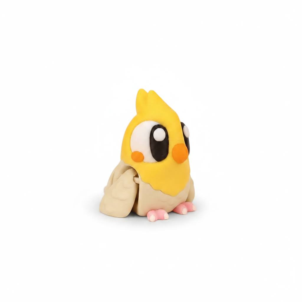 Pajarito articulado eco-friendly premium Ziggys — figura coleccionable biodegradable