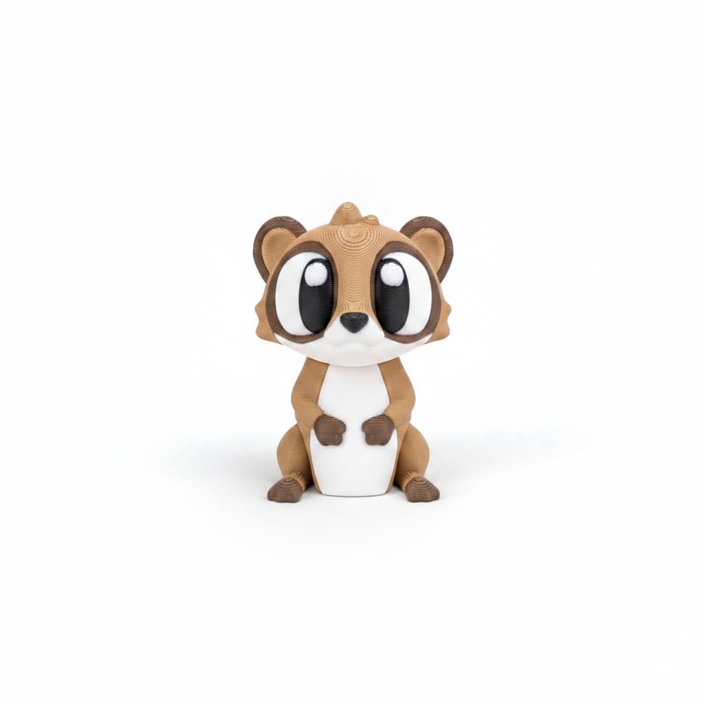 Suricata articulada eco-friendly premium Ziggys — figura coleccionable biodegradable