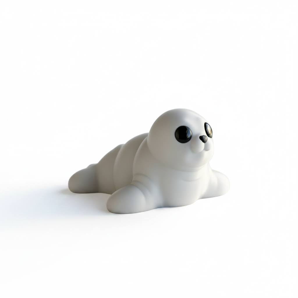 Foca Articulada Eco-Friendly | Figura Biodegradable Coleccionable | Ziggys
