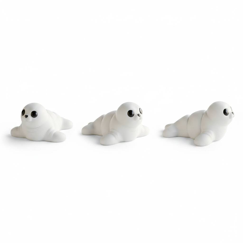 Foca Articulada Eco-Friendly | Figura Biodegradable Coleccionable | Ziggys
