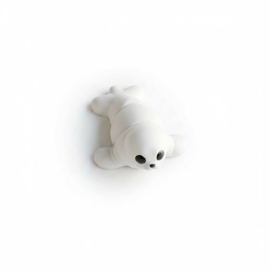 Foca Articulada Eco-Friendly | Figura Biodegradable Coleccionable | Ziggys
