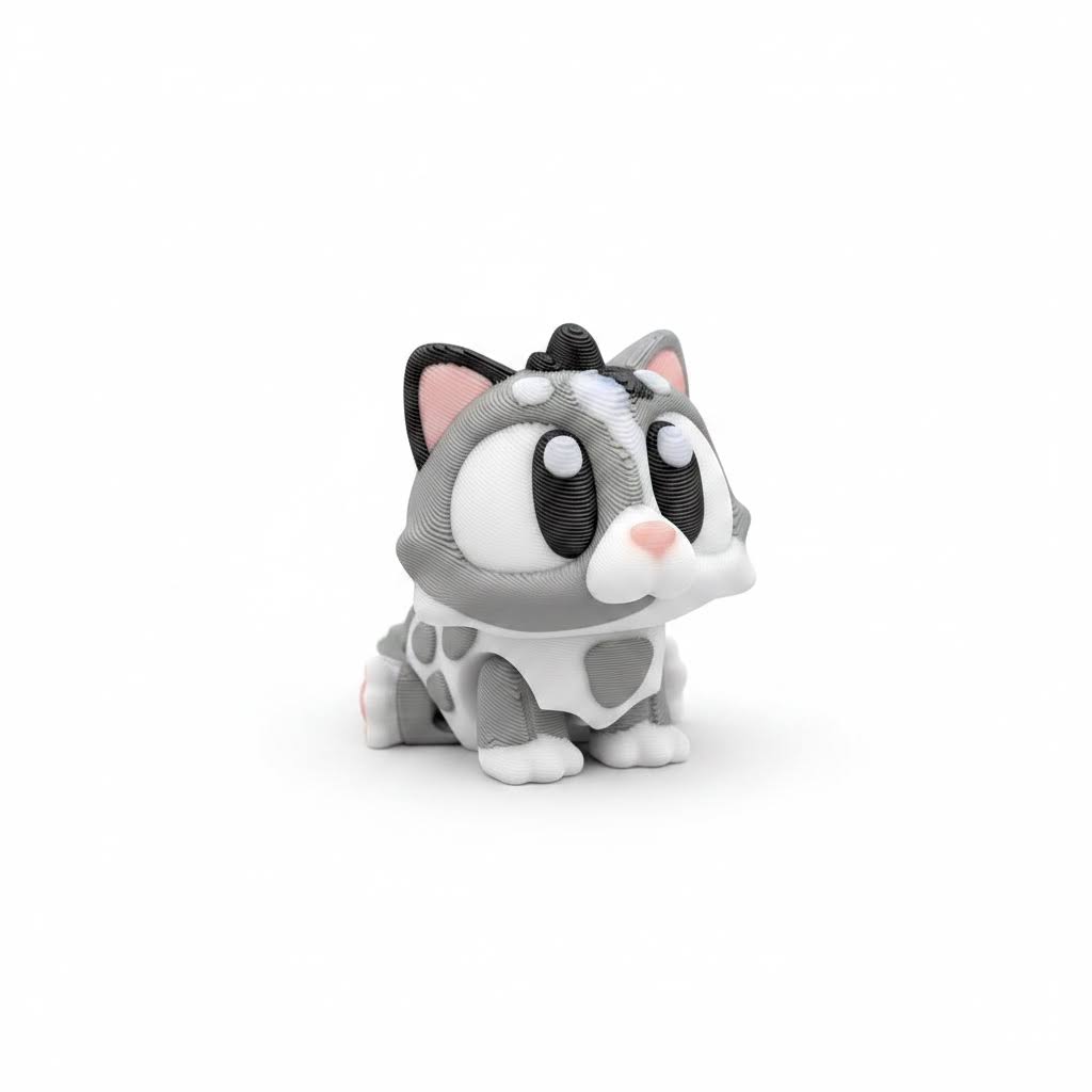Gato Articulado Eco-Friendly Premium | Figura Coleccionable Biodegradable | Ziggys