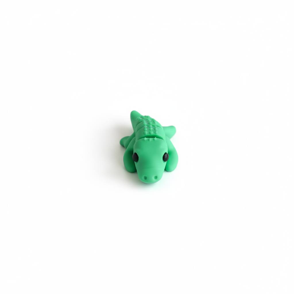 Cocodrilo Articulado Eco-Friendly | Figura Biodegradable Coleccionable | Ziggys
