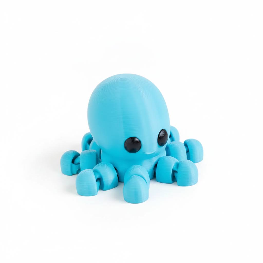Pulpo Articulado Eco-Friendly | Figura Biodegradable Coleccionable | Ziggys

