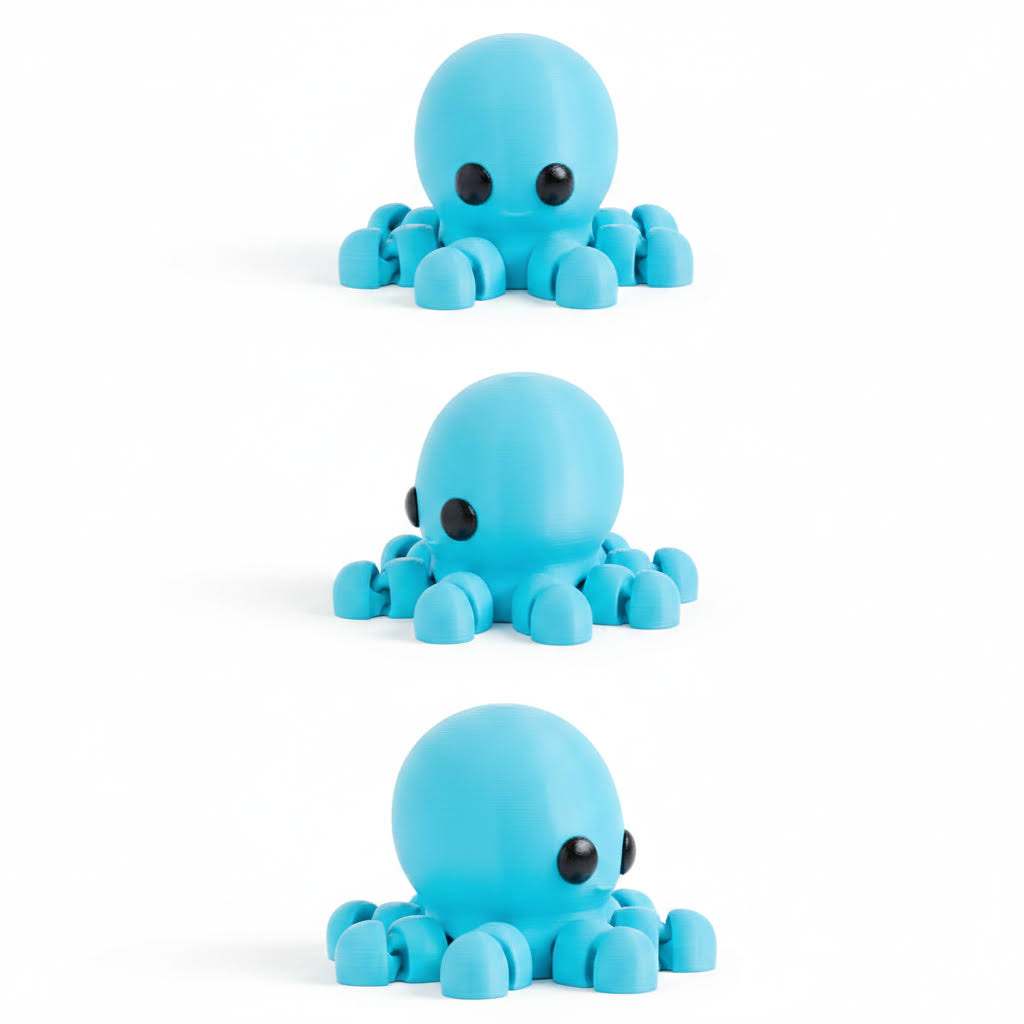 Pulpo Articulado Eco-Friendly | Figura Biodegradable Coleccionable | Ziggys
