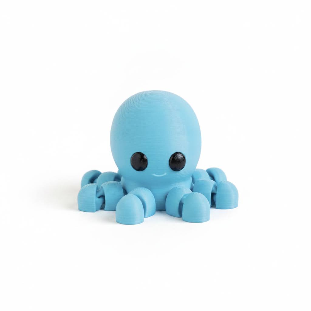 Pulpo Articulado Eco-Friendly | Figura Biodegradable Coleccionable | Ziggys
