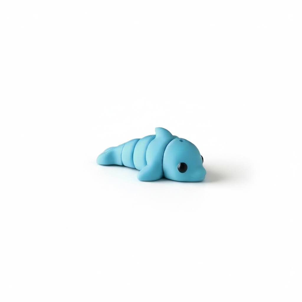 Delfín Articulado Eco-Friendly | Figura Biodegradable Coleccionable | Ziggys
