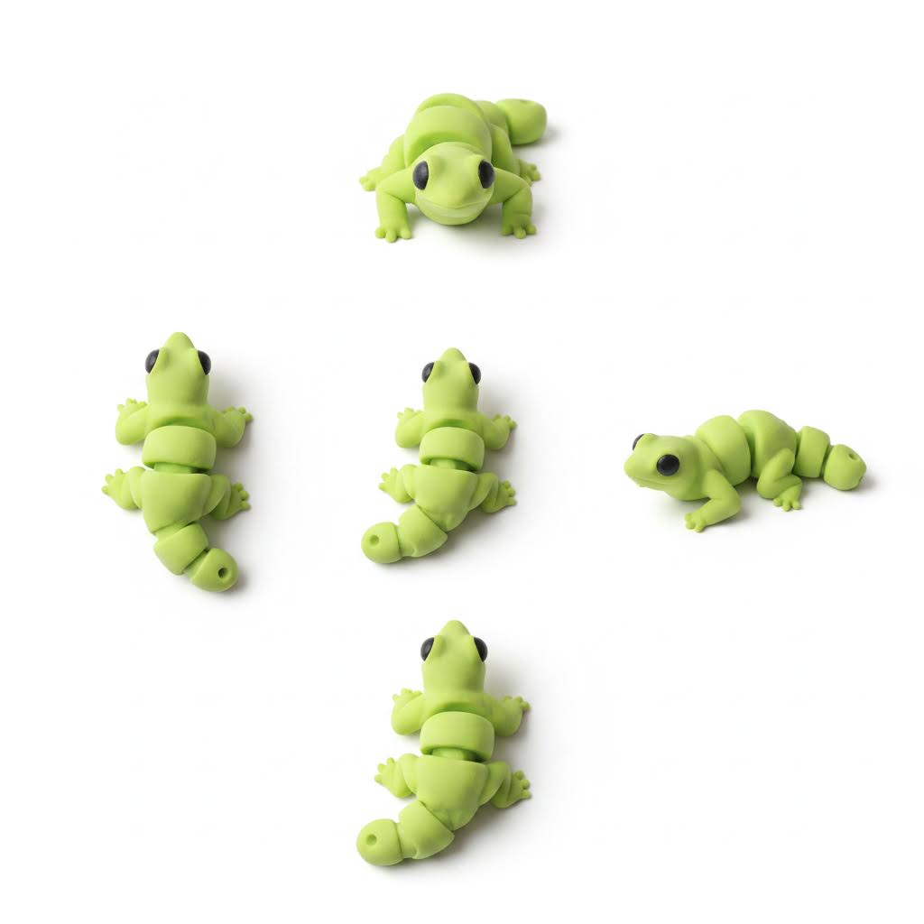 Lagarto Articulado Eco-Friendly | Figura Biodegradable Coleccionable | Ziggys
