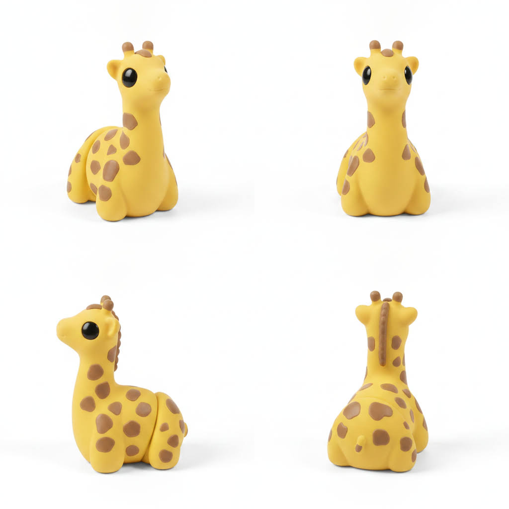 Jirafa Articulada Eco-Friendly | Figura Biodegradable Coleccionable | Ziggys
