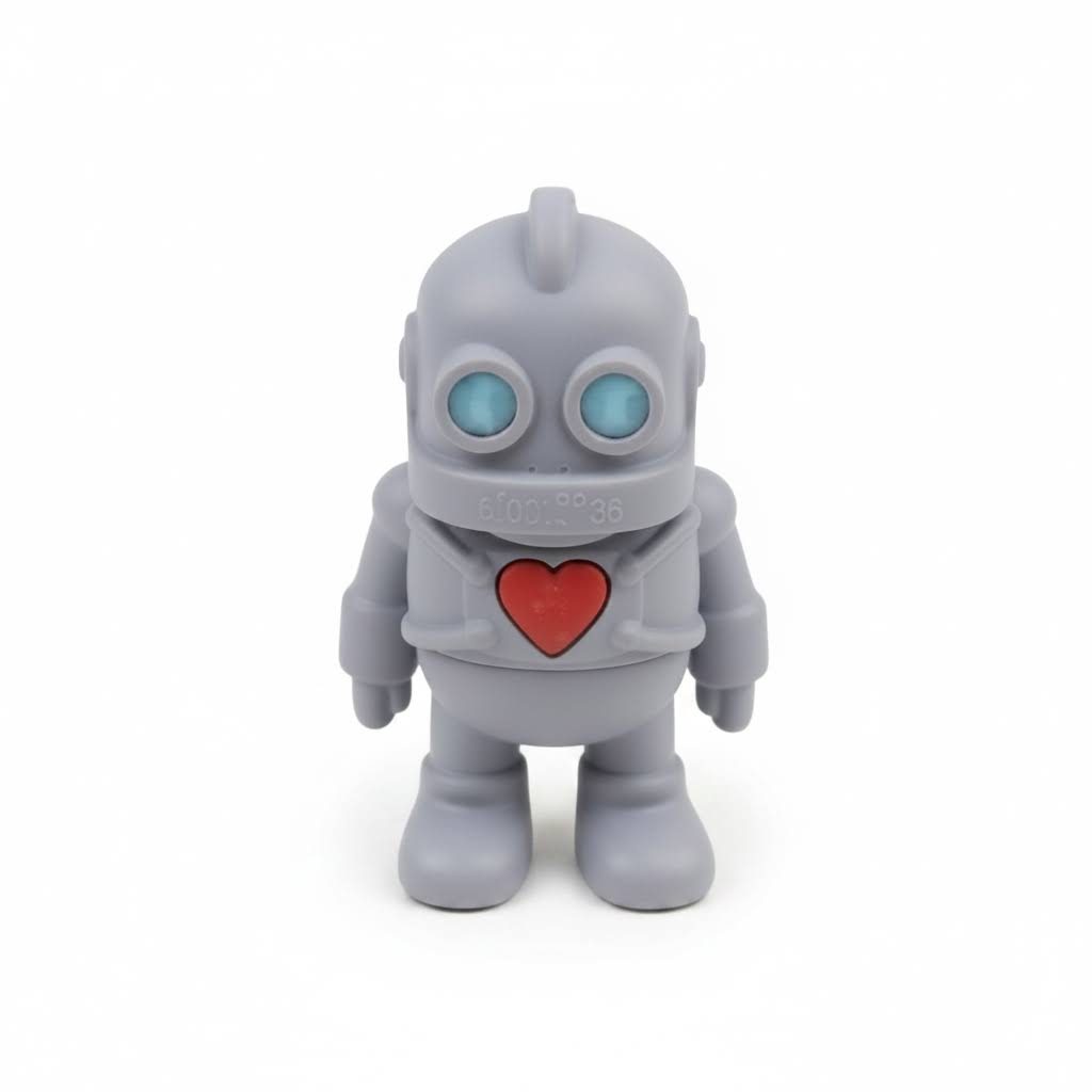 Robot Amoroso Articulado Eco-Friendly | Figura Coleccionable Biodegradable | Ziggys