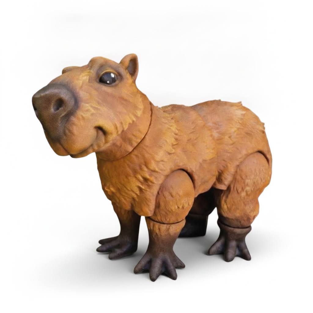 Capybara Articulada Eco-Friendly | Figura Biodegradable Coleccionable | Ziggys
