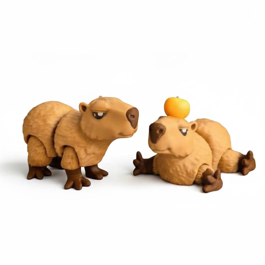 Capybara Articulada Eco-Friendly | Figura Biodegradable Coleccionable | Ziggys
