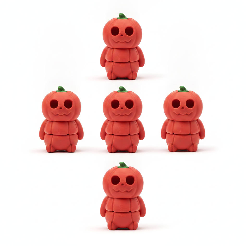 Calabaza Articulada Eco-Friendly | Figura Biodegradable Coleccionable Halloween | Ziggys
