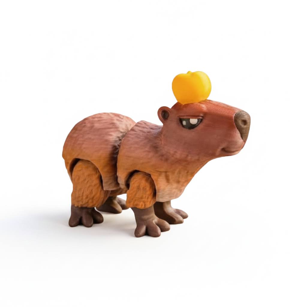 Capybara Articulada Eco-Friendly | Figura Biodegradable Coleccionable | Ziggys
