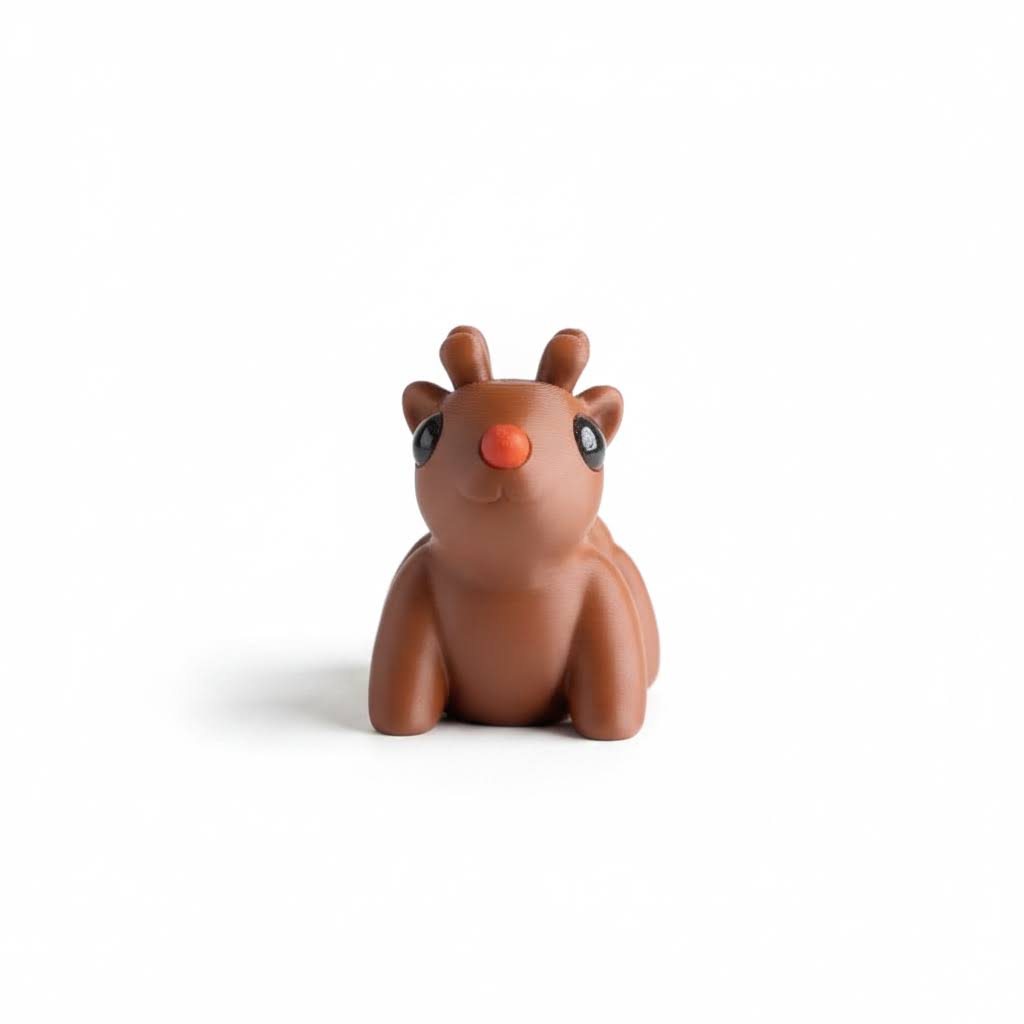 Reno Articulado Eco-Friendly | Figura Biodegradable Coleccionable Navidad | Ziggys
