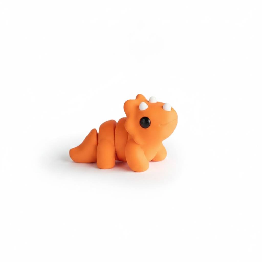 Triceratops Articulado Eco-Friendly | Figura Biodegradable Coleccionable | Ziggys
