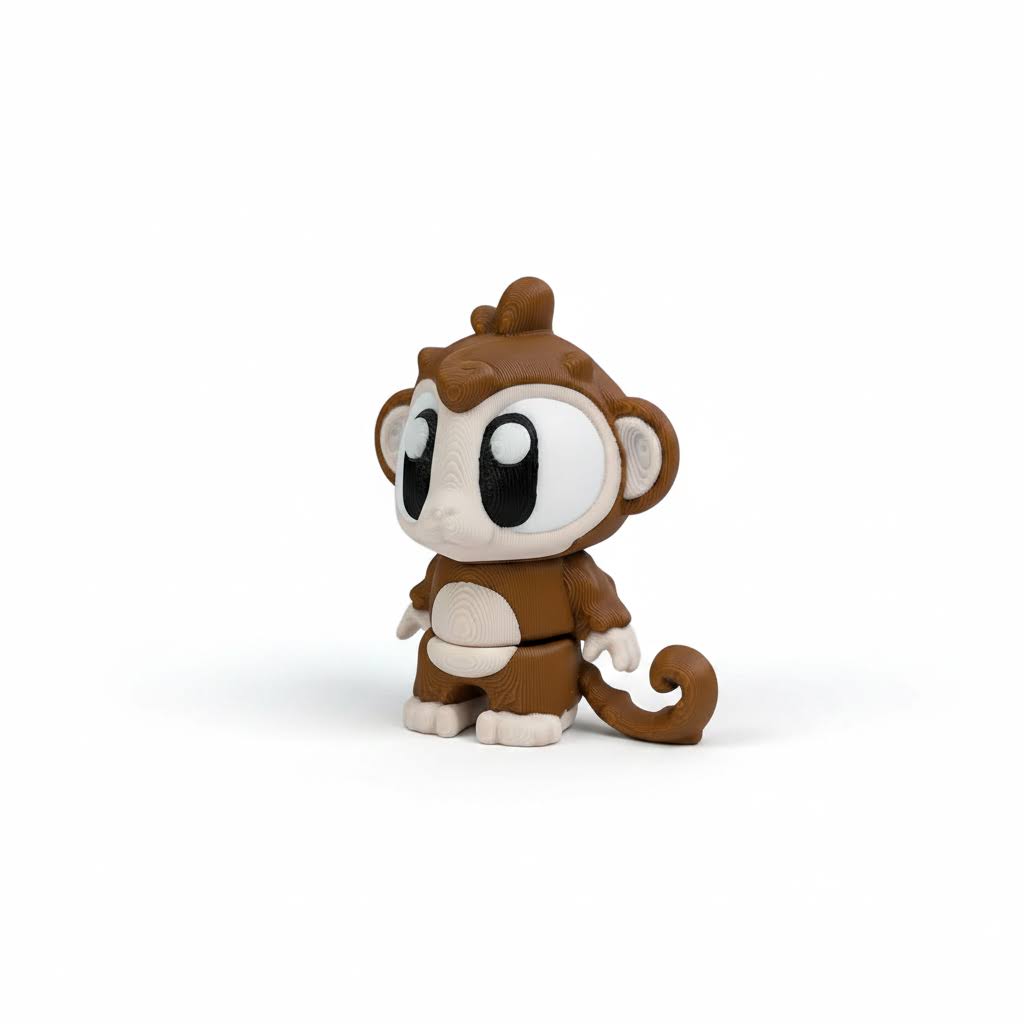 Mono Articulado Eco-Friendly Premium | Figura Coleccionable Biodegradable | Ziggys