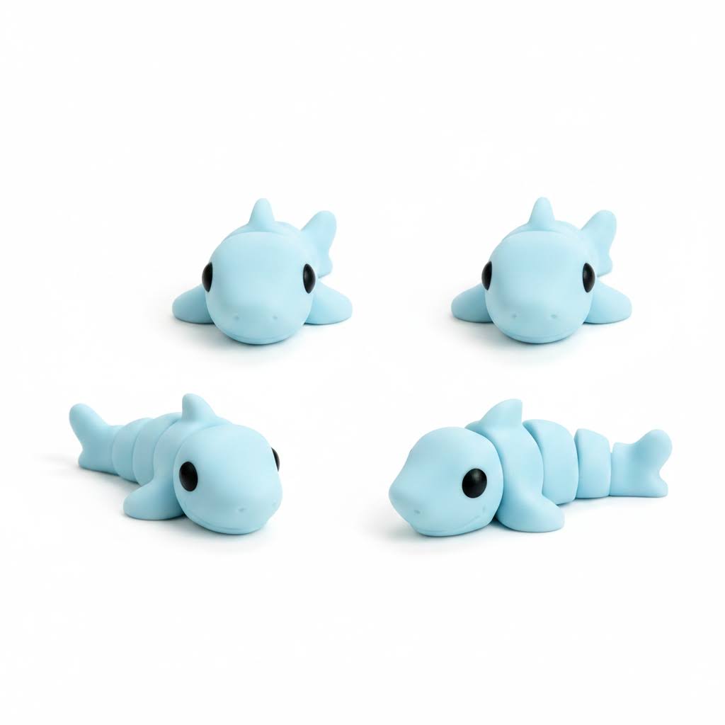 Tiburón Articulado Eco-Friendly | Figura Biodegradable Coleccionable | Ziggys

