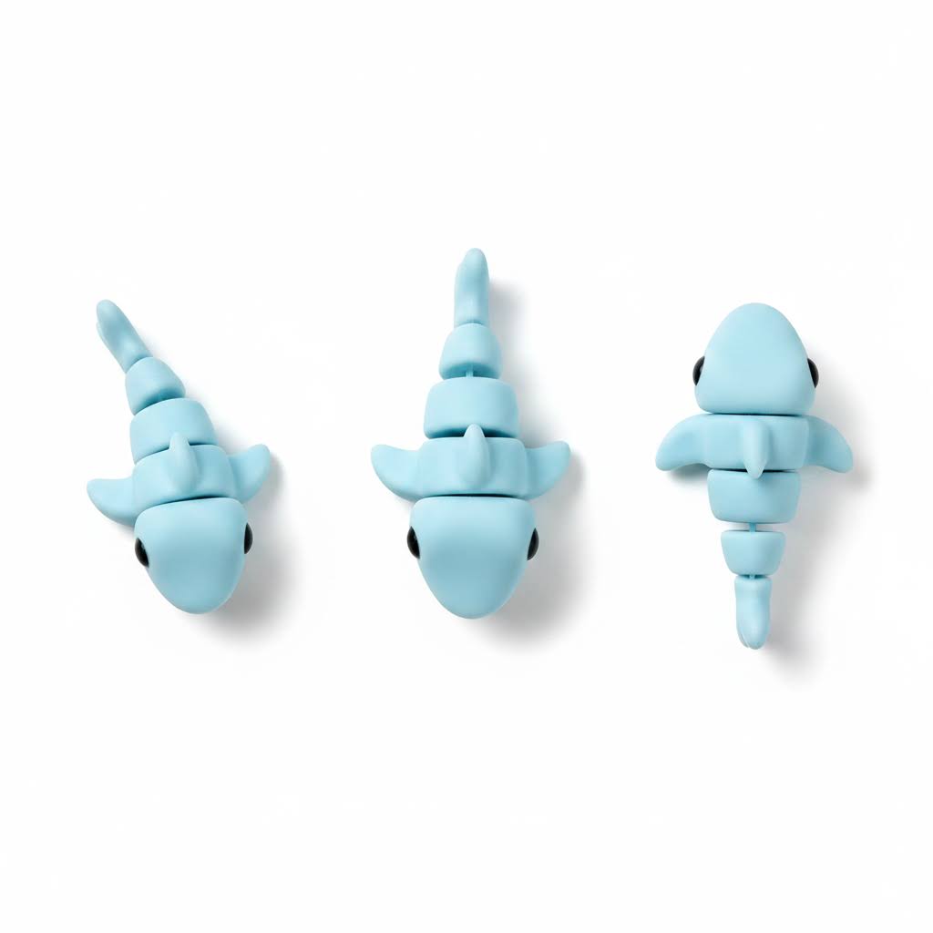 Tiburón Articulado Eco-Friendly | Figura Biodegradable Coleccionable | Ziggys
