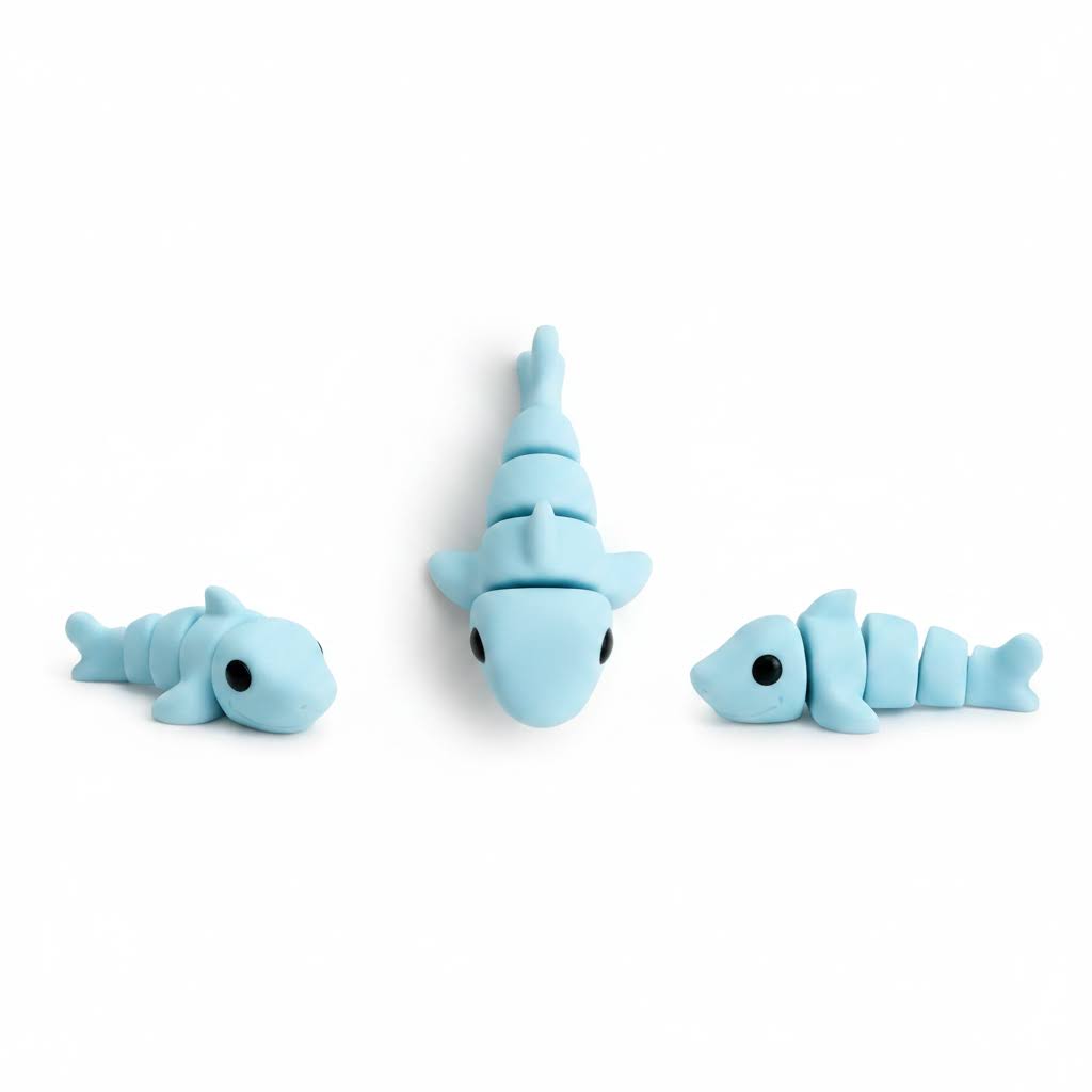 Tiburón Articulado Eco-Friendly | Figura Biodegradable Coleccionable | Ziggys
