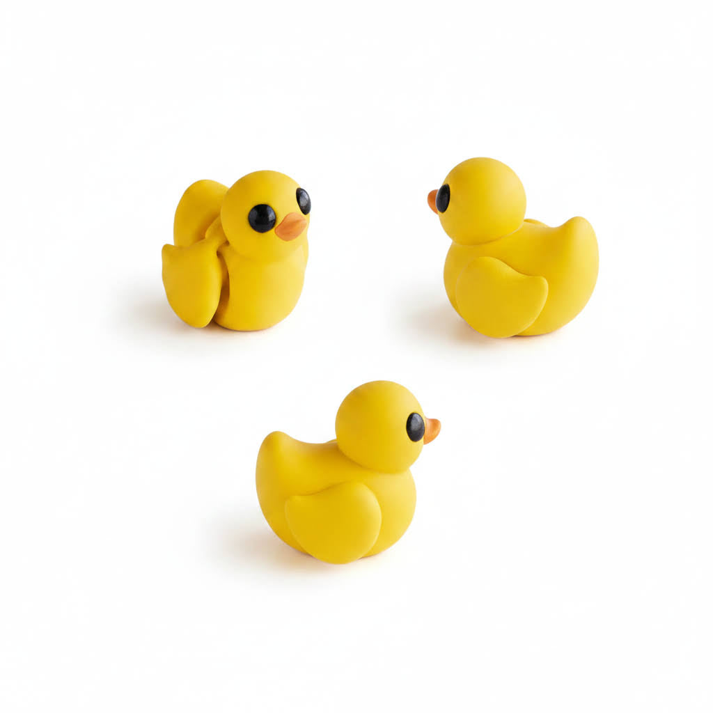 Patito de Goma Articulado Eco-Friendly | Figura Biodegradable Coleccionable | Ziggys

