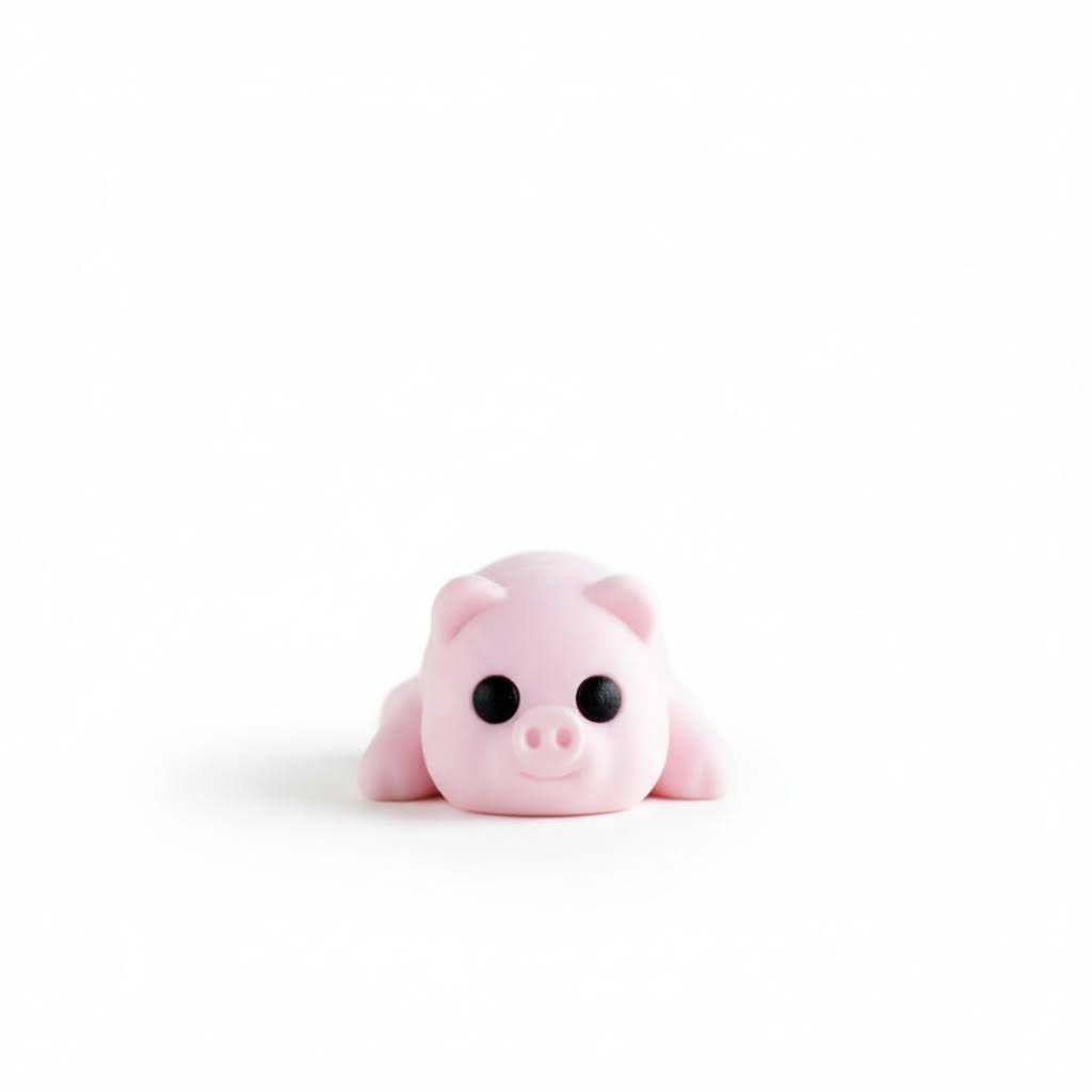 Cerdito Articulado Eco-Friendly | Figura Biodegradable Coleccionable | Ziggys
