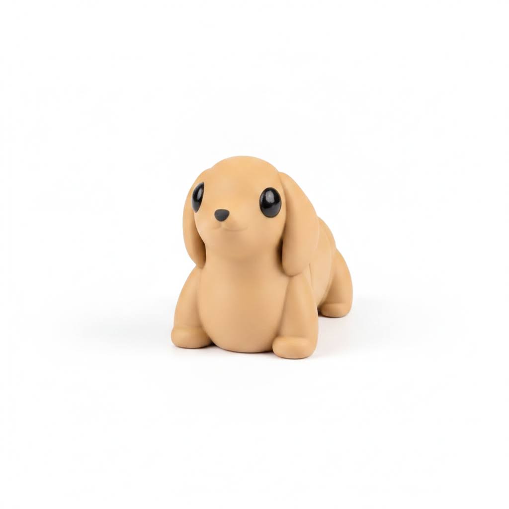Perro Salchicha Articulado Eco-Friendly | Figura Biodegradable Coleccionable | Ziggys
