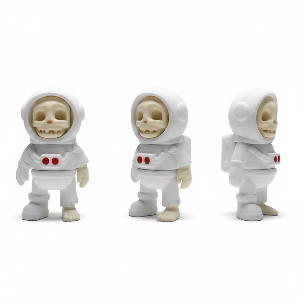 Astronauta Skeleton Articulado Eco-Friendly | Figura Biodegradable Coleccionable | Ziggys
