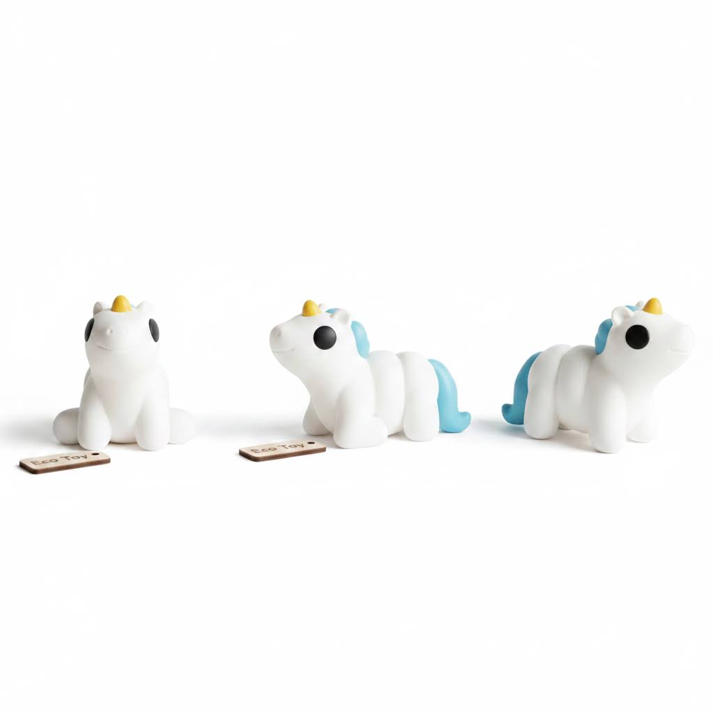 Unicornio Articulado Eco-Friendly | Figura Coleccionable Biodegradable | Ziggys