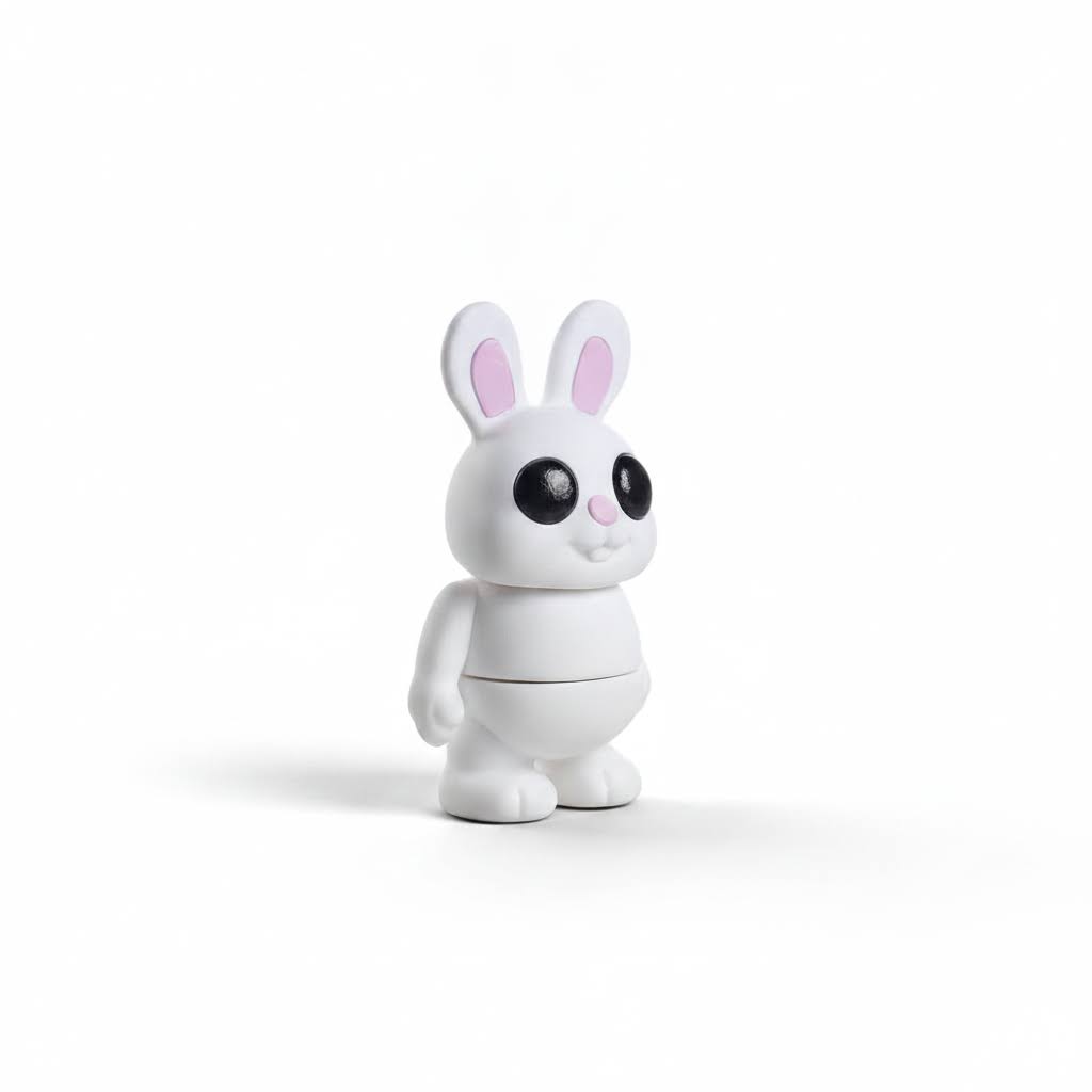 Conejo Articulado Eco-Friendly | Figura Biodegradable Coleccionable | Ziggys
