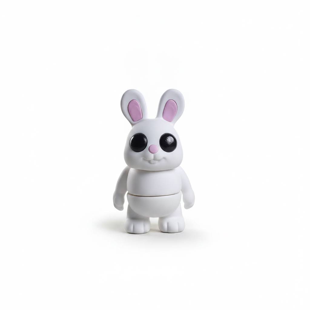 Conejo Articulado Eco-Friendly | Figura Biodegradable Coleccionable | Ziggys

