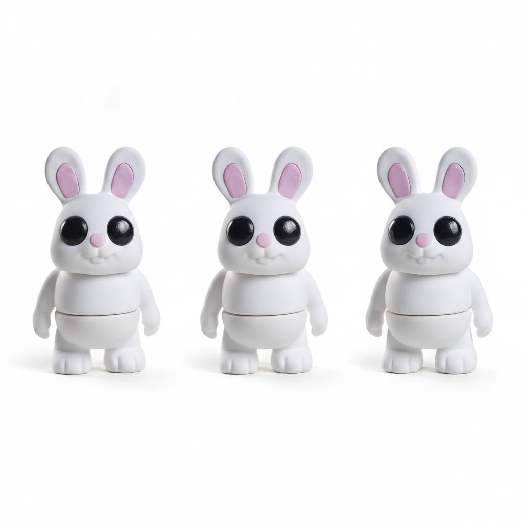 Conejo Articulado Eco-Friendly | Figura Biodegradable Coleccionable | Ziggys

