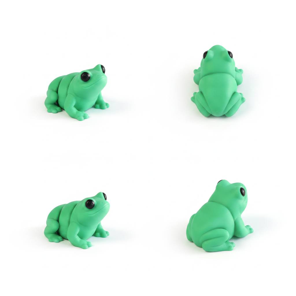 Rana Articulada Eco-Friendly | Figura Biodegradable Coleccionable | Ziggys
