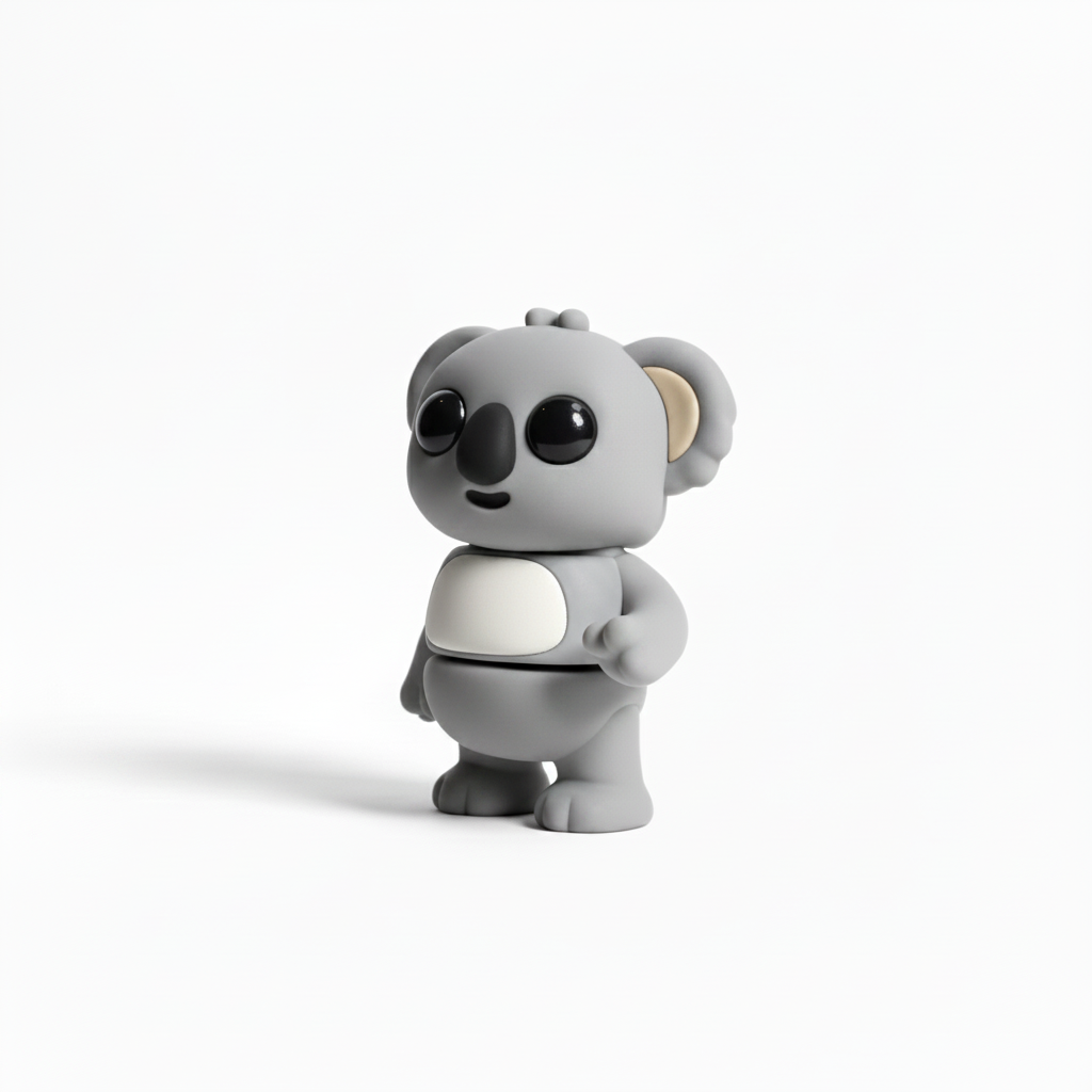 Koala articulado eco-friendly impreso en 3D