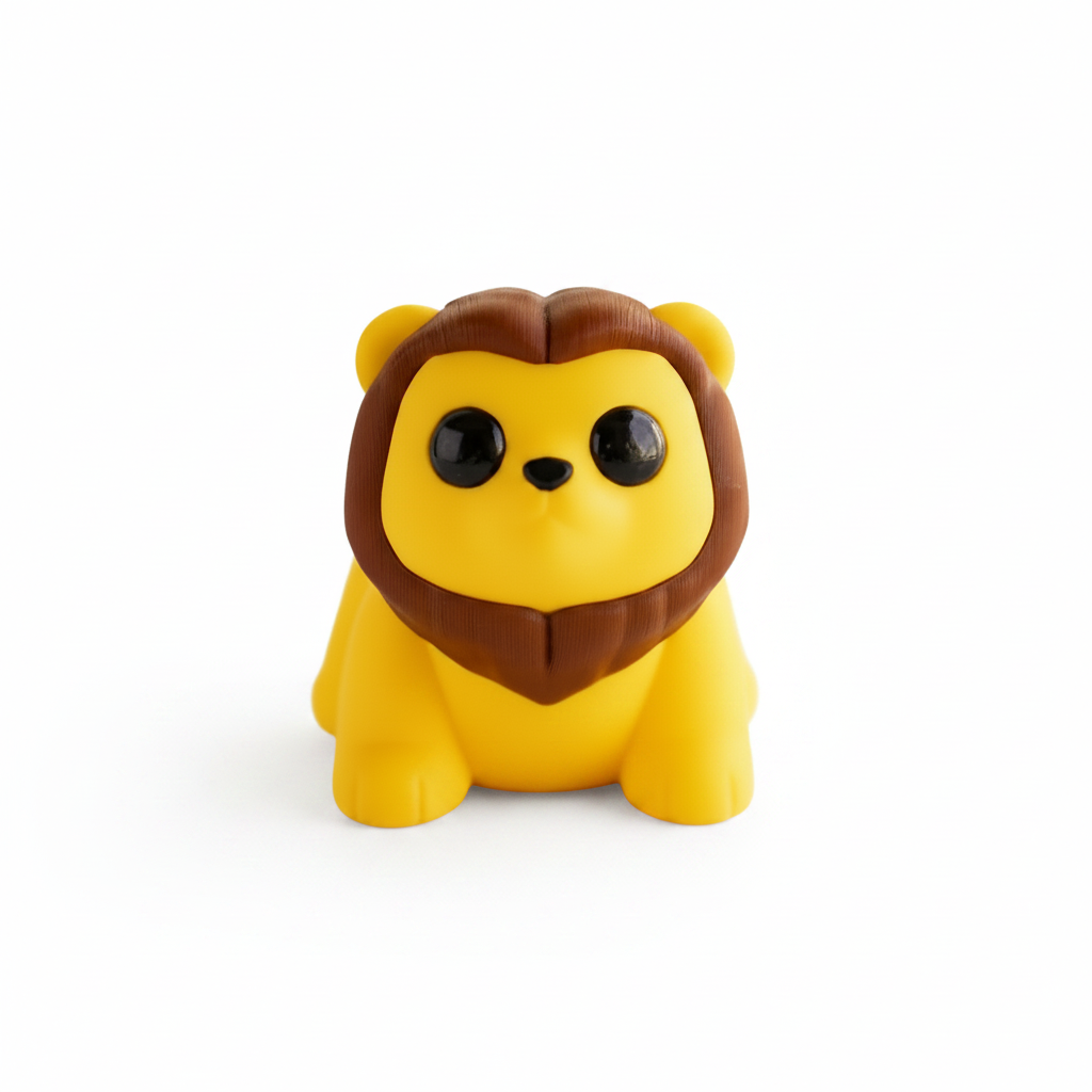 León Articulado Eco-Friendly | Figura Coleccionable Biodegradable | Ziggys