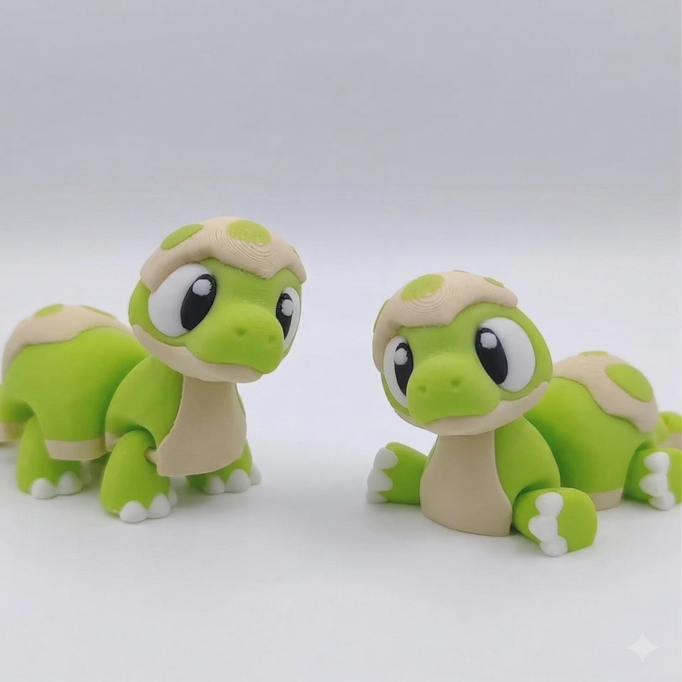 Dino Baby Articulado Eco-Friendly Premium | Figura Coleccionable Biodegradable | Ziggys