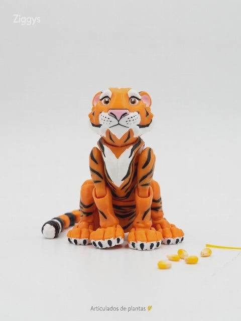 Tigre Articulado Realista Ziggys
