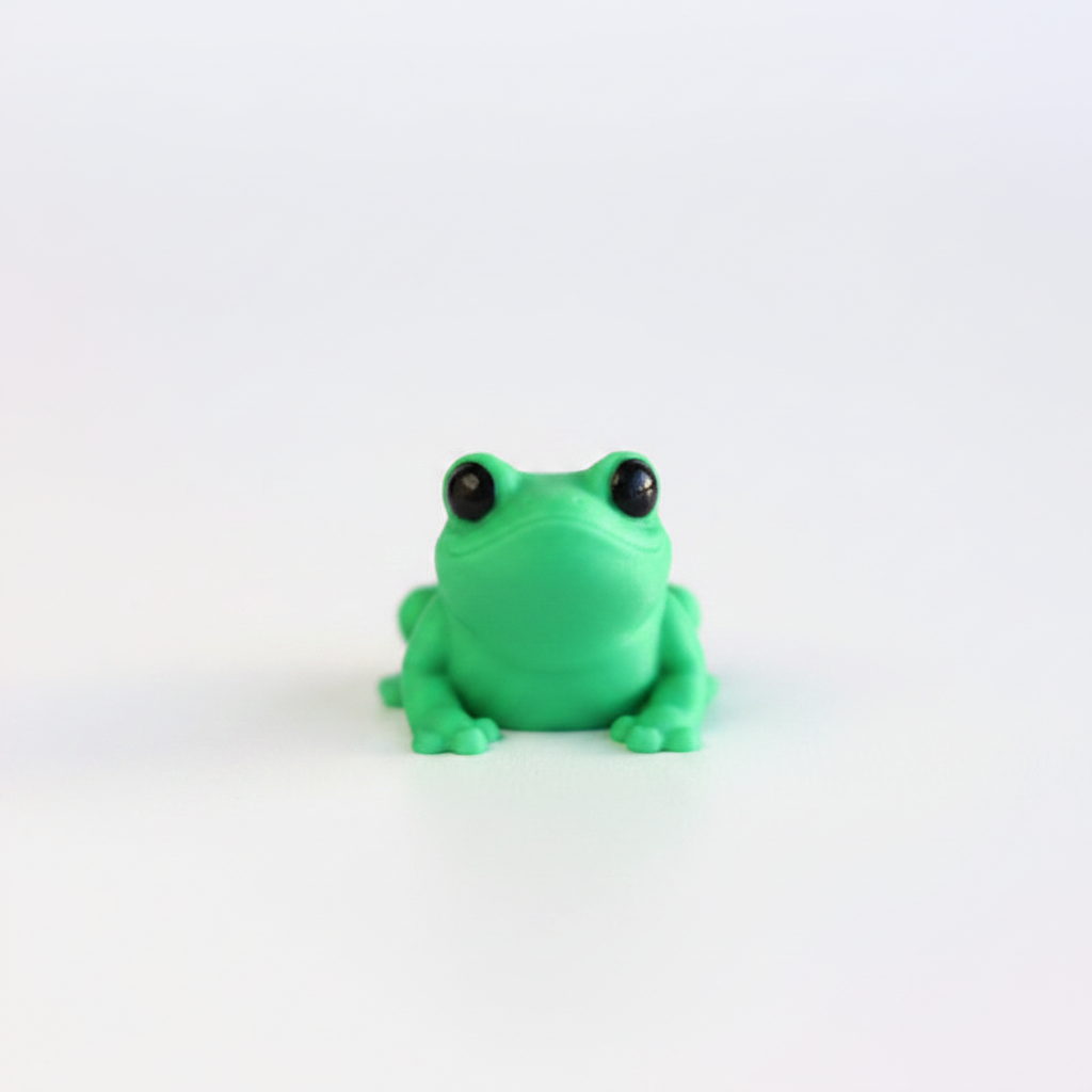 Rana articulada eco-friendly impresa en 3D