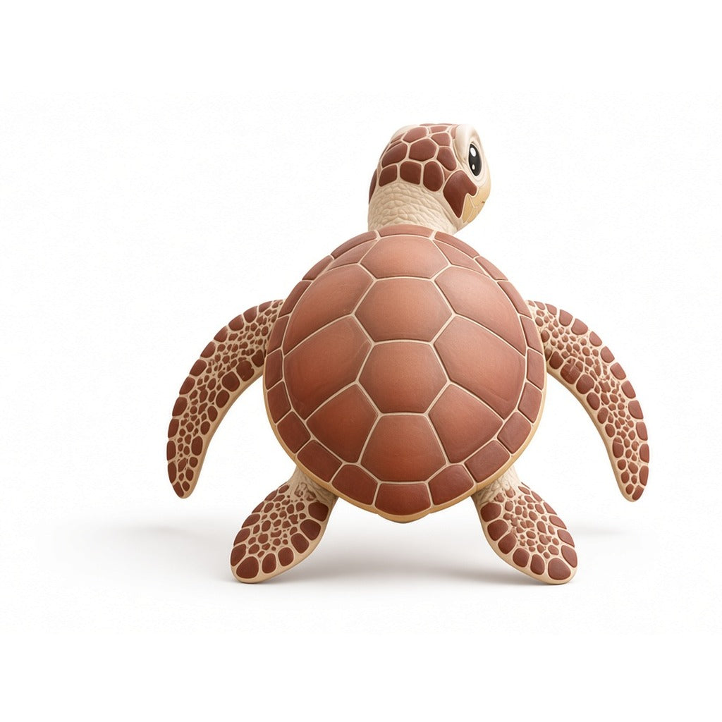 Tortuga marina articulada Eco-Premium XL Ziggys, espalda